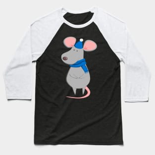 Cute Rat - Funny New Year 2020 Christmas Rat Gift Baseball T-Shirt